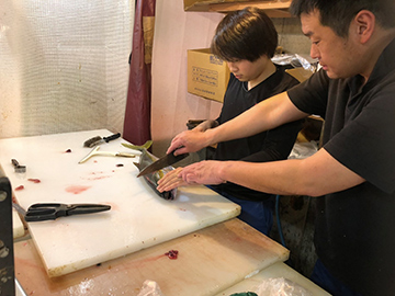 中水のお魚教室